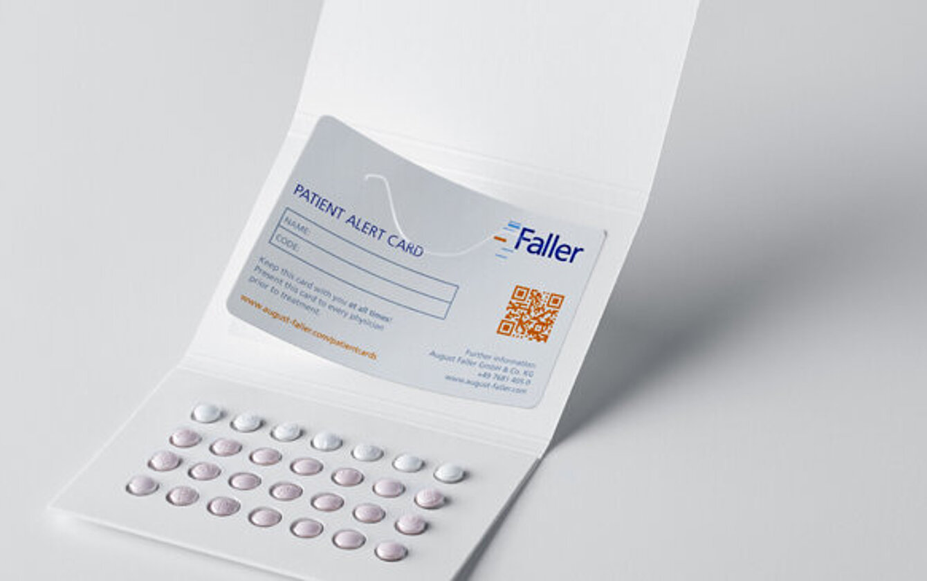 Patient Cards Faller Packaging