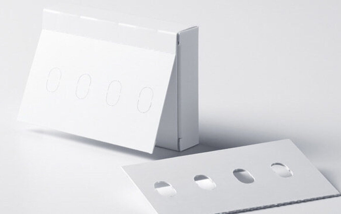 Praktische Faltschachtel mit perforierten Tablettenöffnungen von Faller Packaging